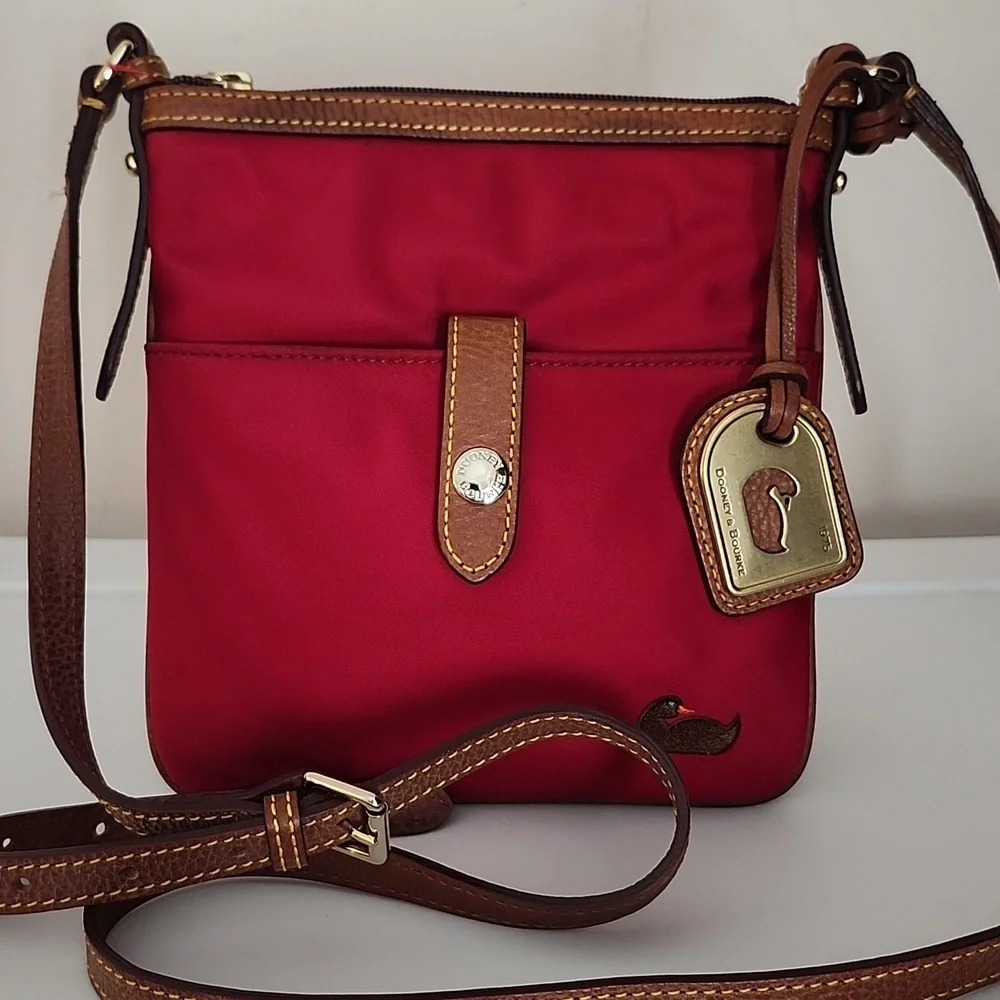 Dooney & Bourke Letter Carrier Crossbody w/Free Cardholder/Wallet